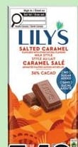 LILY'S CHOCOLATE BARS