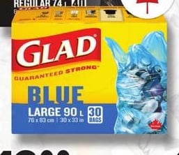 GLAD GARBAGE BAGS