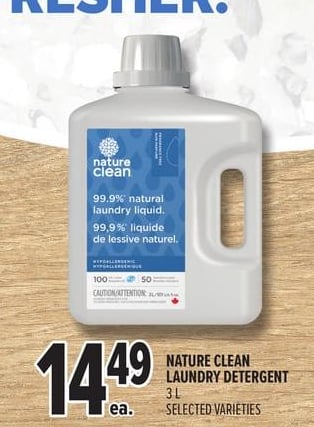 NATURE CLEAN LAUNDRY DETERGENT