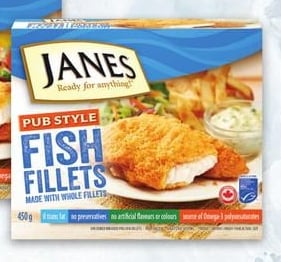 JANES BATTERED FISH FILLETS