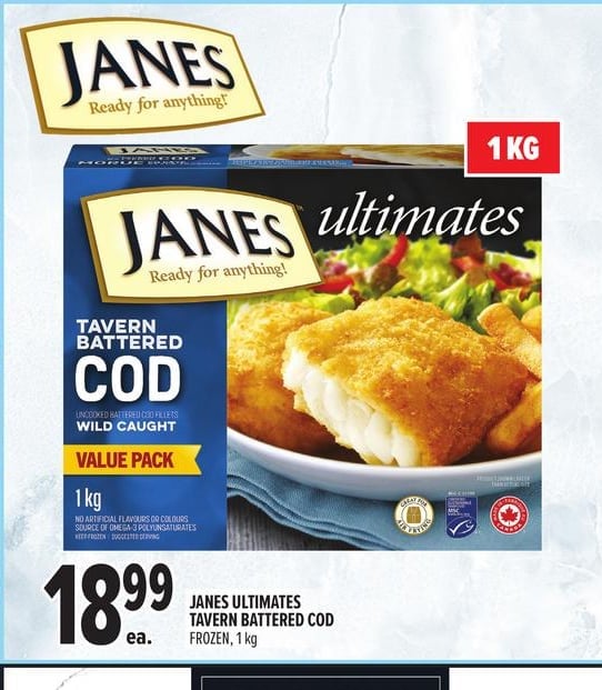JANES ULTIMATES TAVERN BATTERED COD