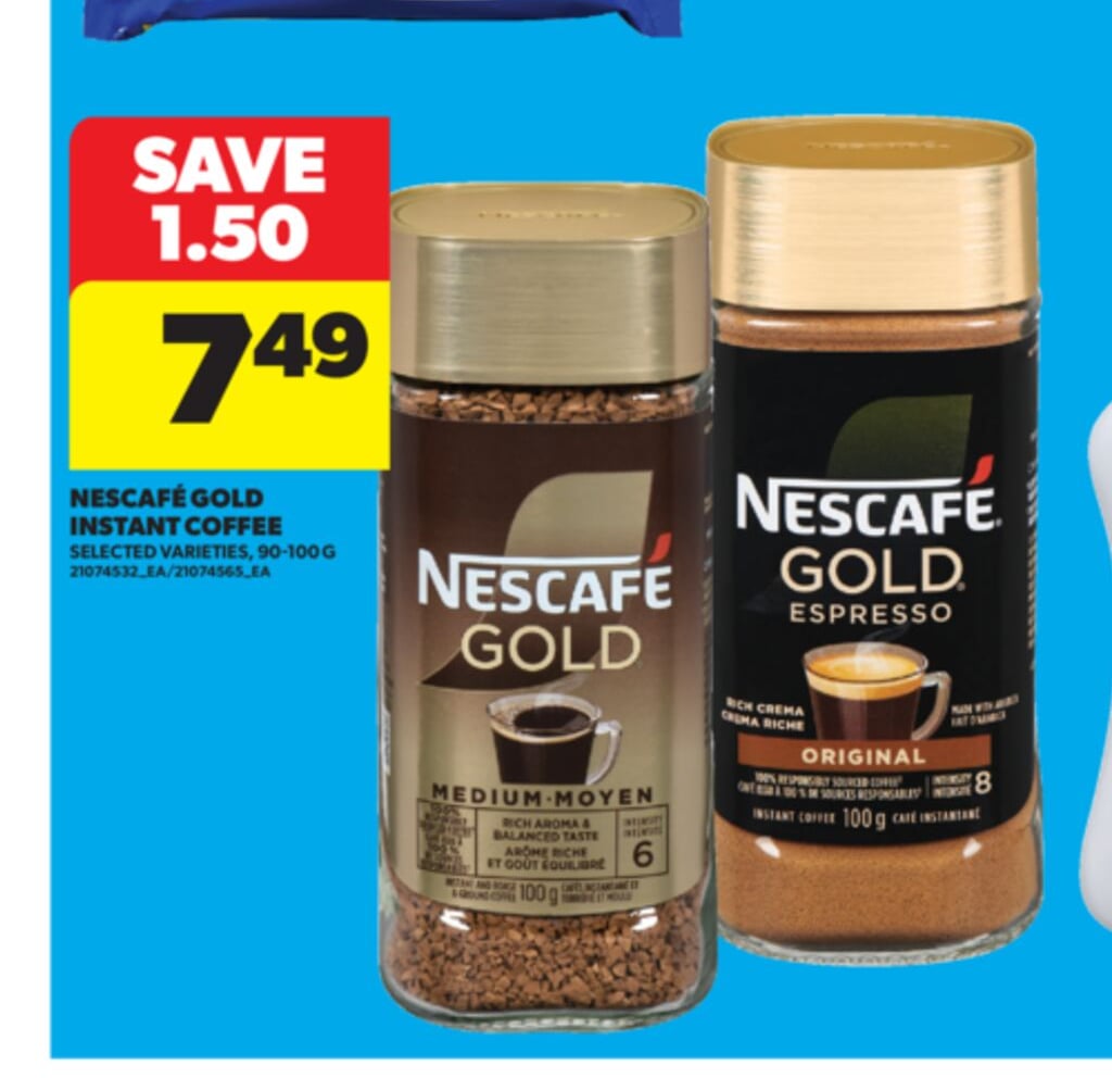 NESCAFÉ GOLD INSTANT COFFEE, 90-100 G