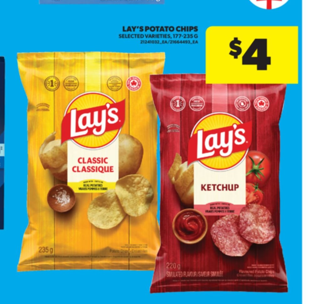LAY'S POTATO CHIPS, 177-235 G