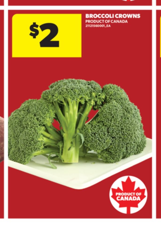 BROCCOLI CROWNS