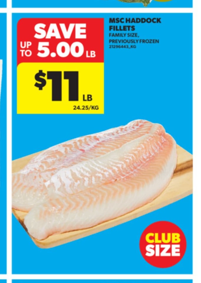 MSC HADDOCK FILLETS