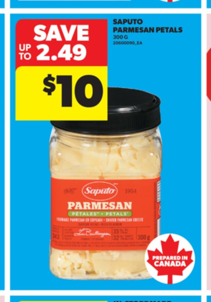 SAPUTO PARMESAN PETALS, 300 G
