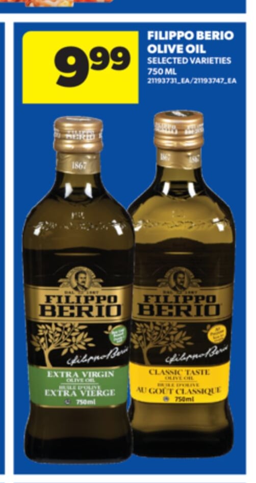 FILIPPO BERIO OLIVE OIL, 750 ML