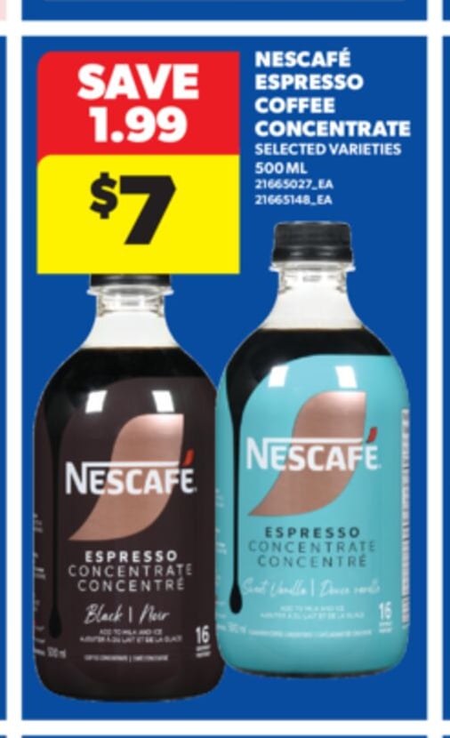 NESCAFÉ ESPRESSO COFFEE CONCENTRATE, 500ML