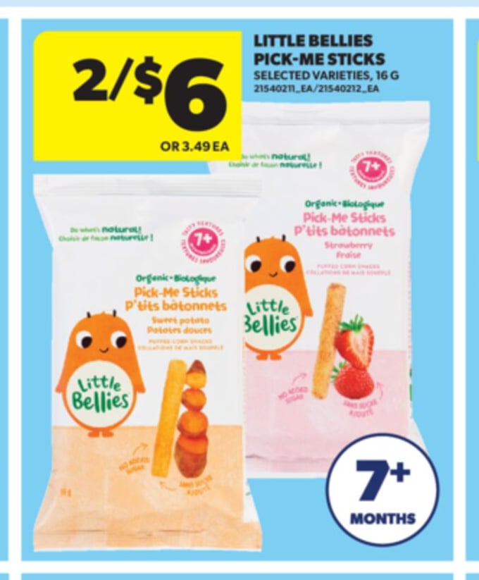 LITTLE BELLIES PICK-ME STICKS, 16 G