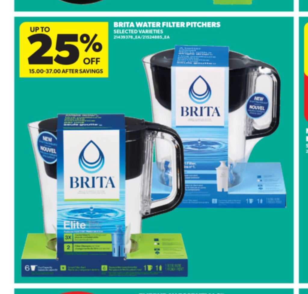 BRITA WATER FILTER PITCHERS