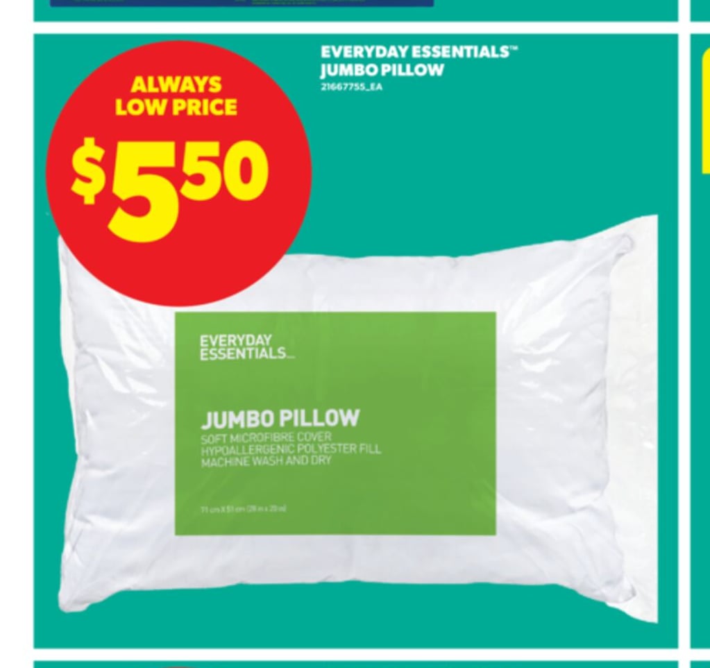 EVERYDAY ESSENTIALS™ JUMBO PILLOW