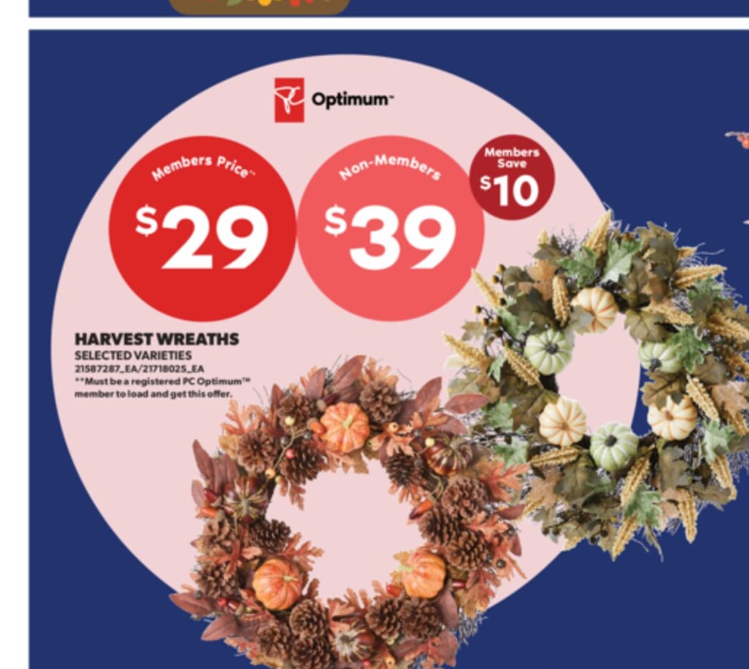 HARVEST WREATHS