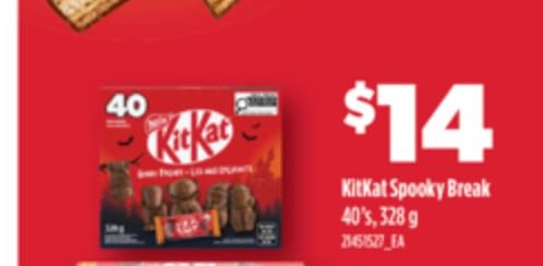 KITKAT SPOOKY BREAK, 40'S, 328 G