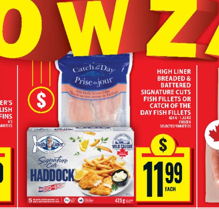 High Liner Breaded & Battered Signature Cuts Fish Fillets or Catch of the Day Fish Fillets