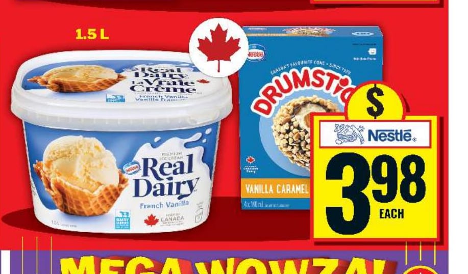 Real Dairy French Vanilla Ice Cream