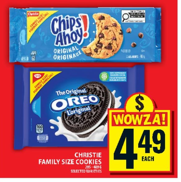 Christie Family Size Cookies