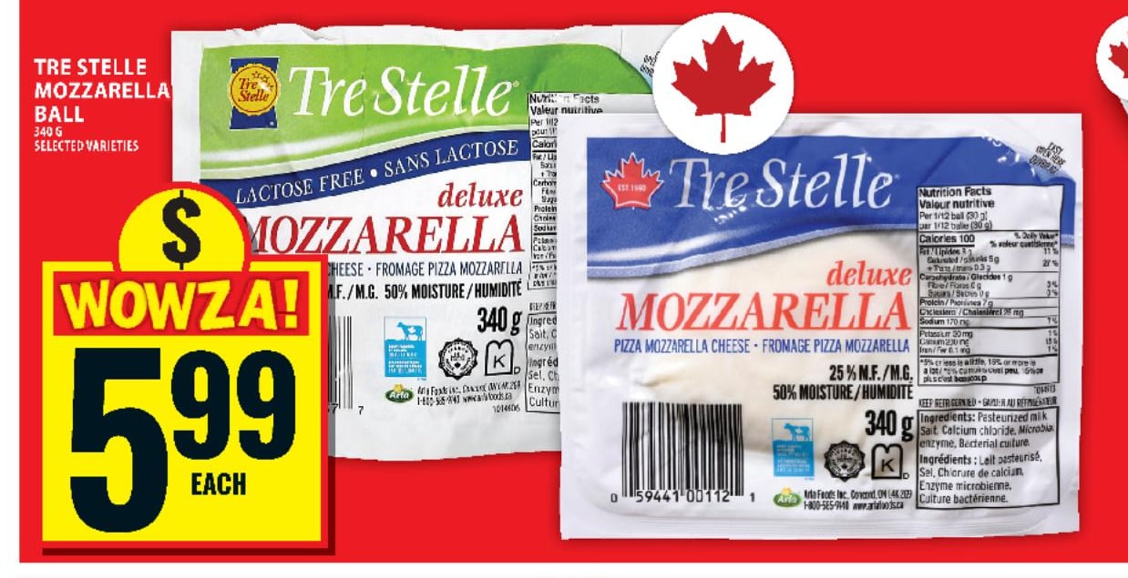 Tre Stelle Mozzarella Ball