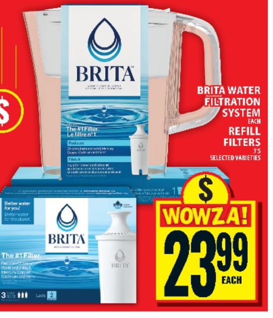 Brita Water Filtration System or Refill Filters