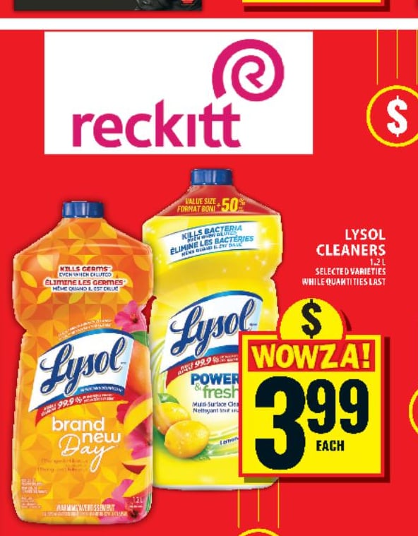 Lysol Cleaners