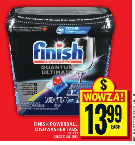 Finish Powerball Dishwasher Tabs