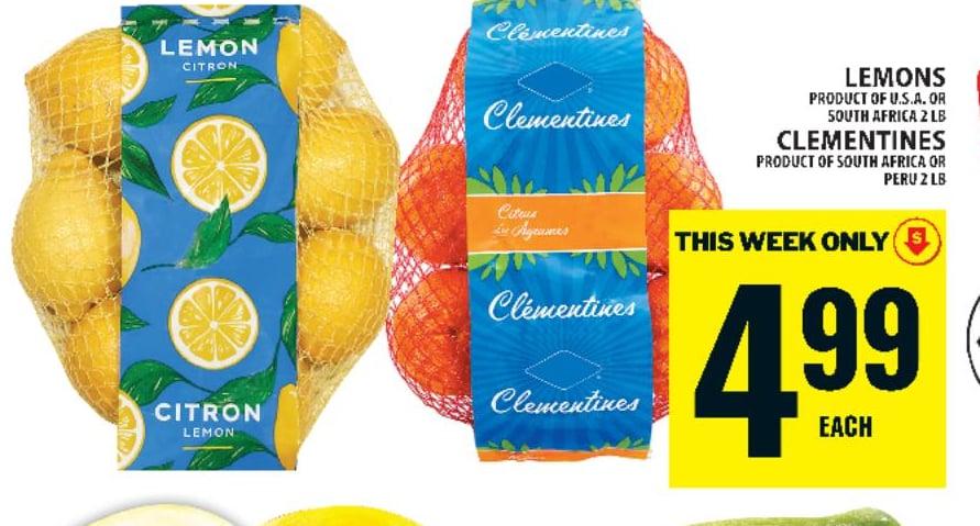 Lemons or Clementines