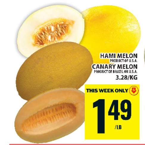 Hami Melon or Canary Melon