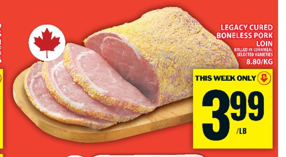 Legacy Cured Boneless Pork Loin