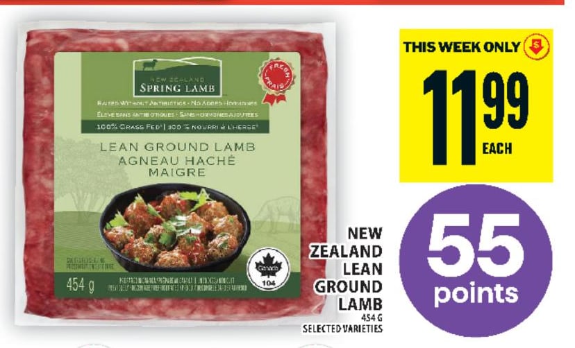 New Zealand Lean Ground Lamb