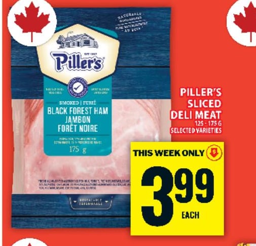 Piller's Sliced Deli Meat