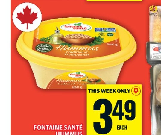 Fontaine Sante Hummus