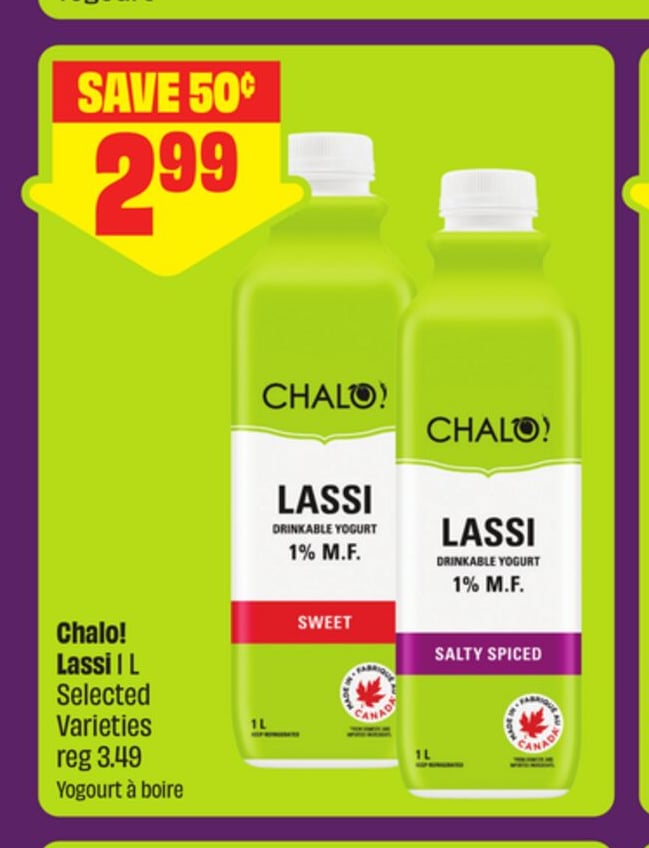 Chalò! Lassi 1 L Selected Varieties