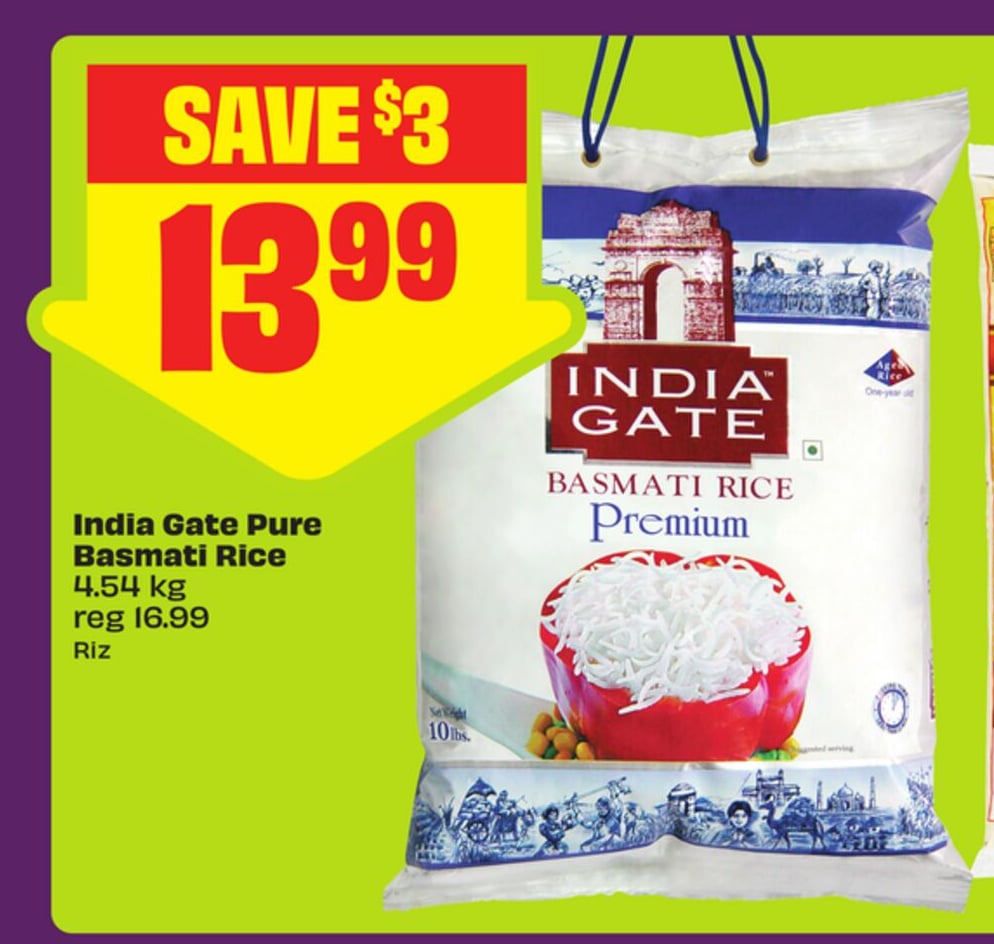 India Gate Pure Basmati Rice 4.54 kg
