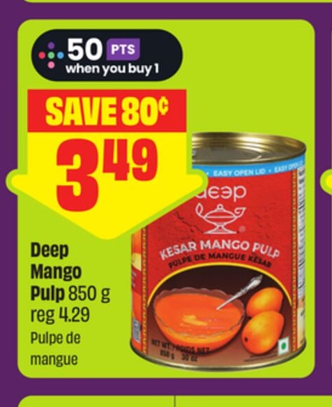 Deep Mango Pulp 850 g