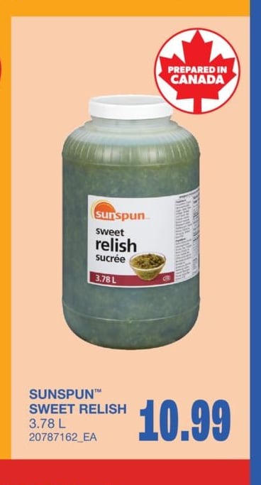 SWEET RELISH, 3.78 L · p12