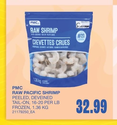 RAW PACIFIC SHRIMP