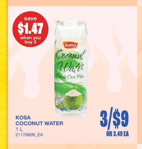 COCONUT WATER, 1 L