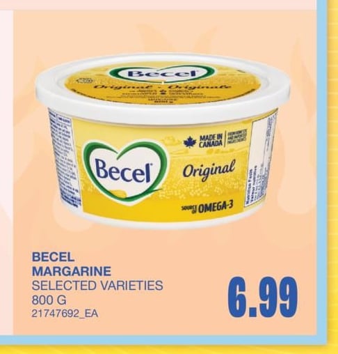 BECEL MARGARINE, 800 G