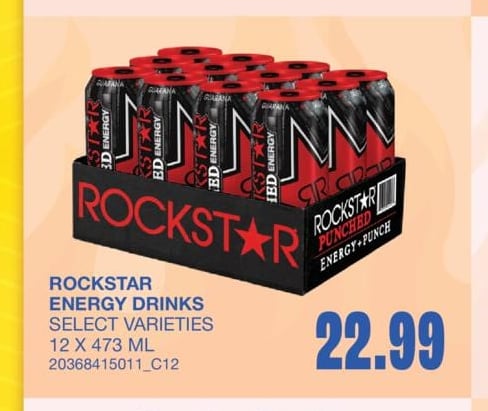 ENERGY DRINKS, 12 X 473 ML