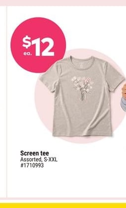 Screen tee