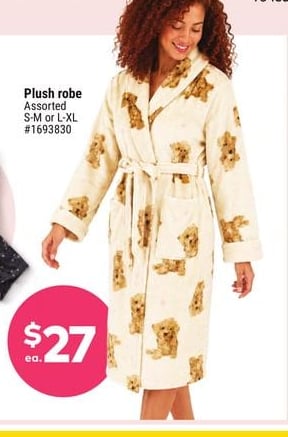 Plush robe