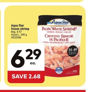 Aqua Star frozen shrimp