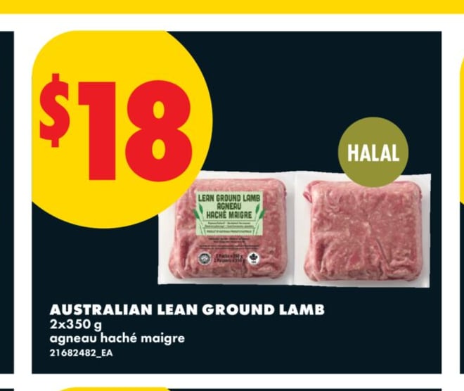 AUSTRALIAN LEAN GROUND LAMB, 2X350 G