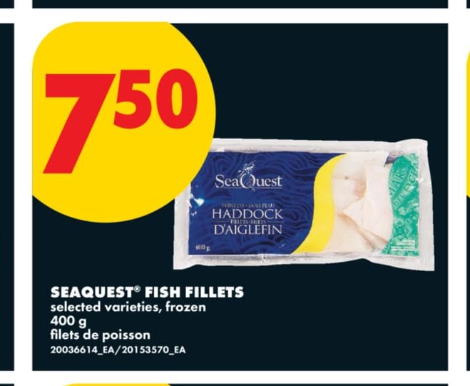 SEAQUEST® FISH FILLETS, 400 G
