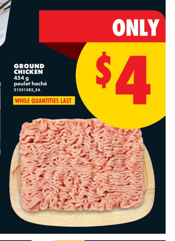 GROUND CHICKEN, 454 G