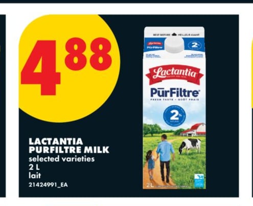 LACTANTIA PURFILTRE MILK, 2 L