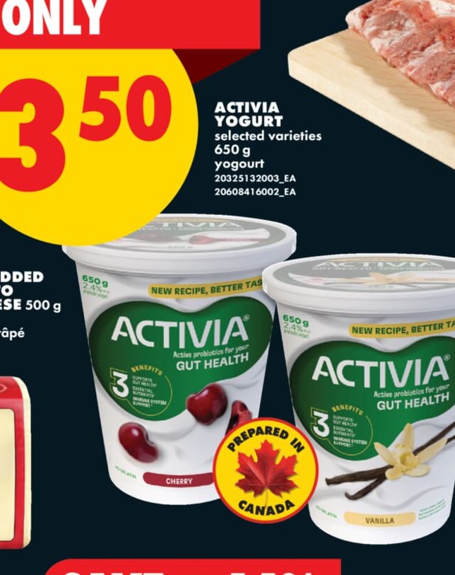 ACTIVIA YOGURT, 650 G