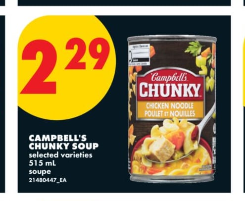 CAMPBELL'S CHUNKY SOUP, 515 ML