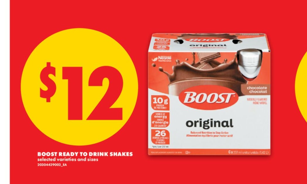 BOOST READY TO DRINK SHAKES