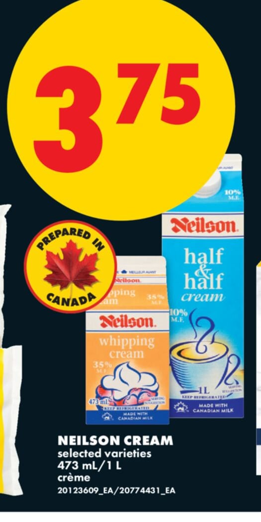 NEILSON CREAM, 473 ML/1 L