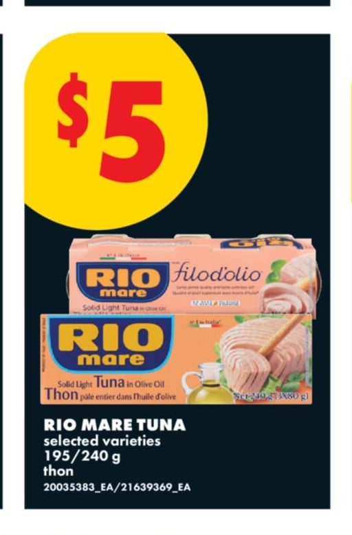 RIO MARE TUNA, 195/240 G